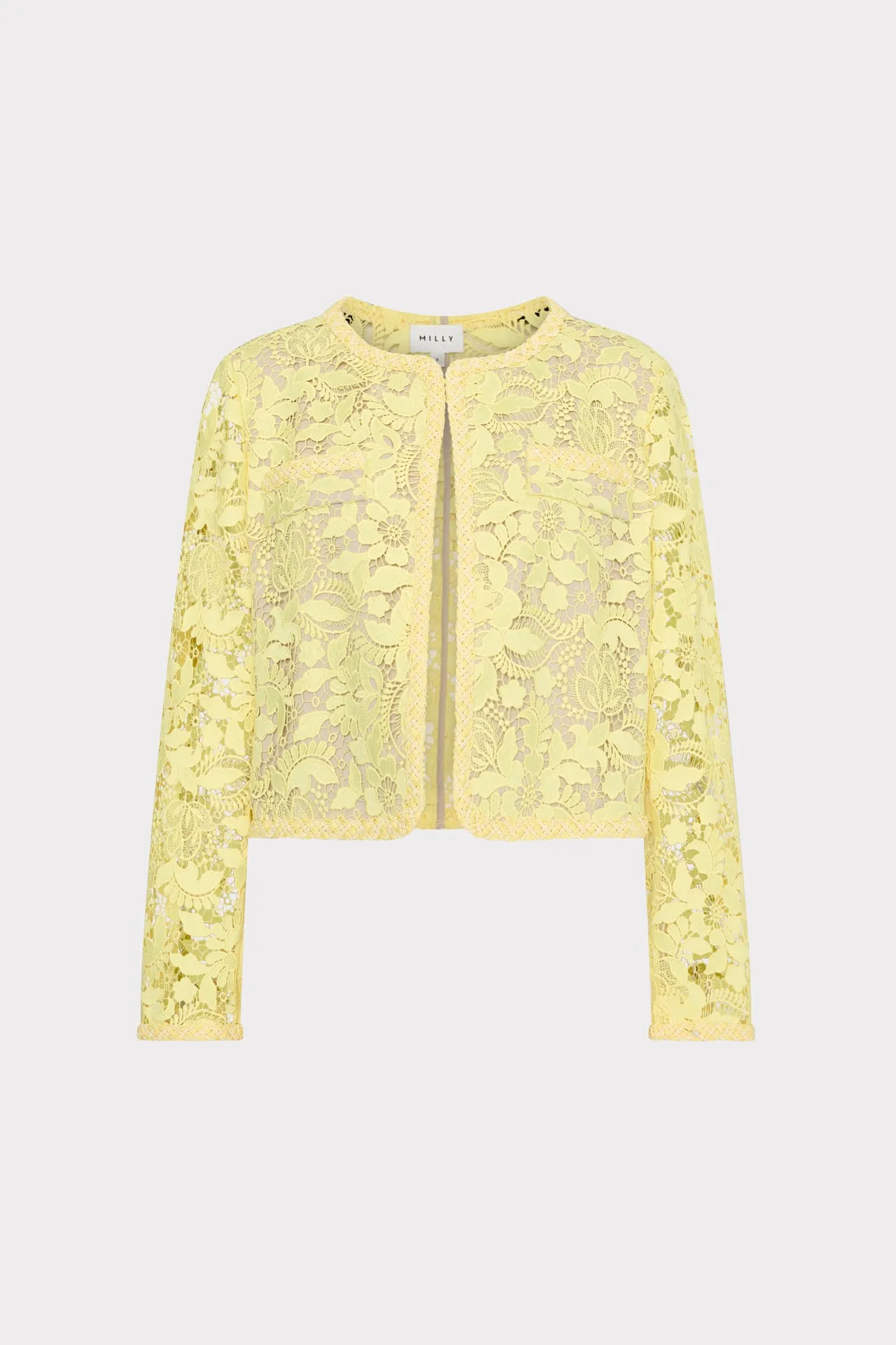 3D Garden Lace Jacket Abrasion Resistant Finish