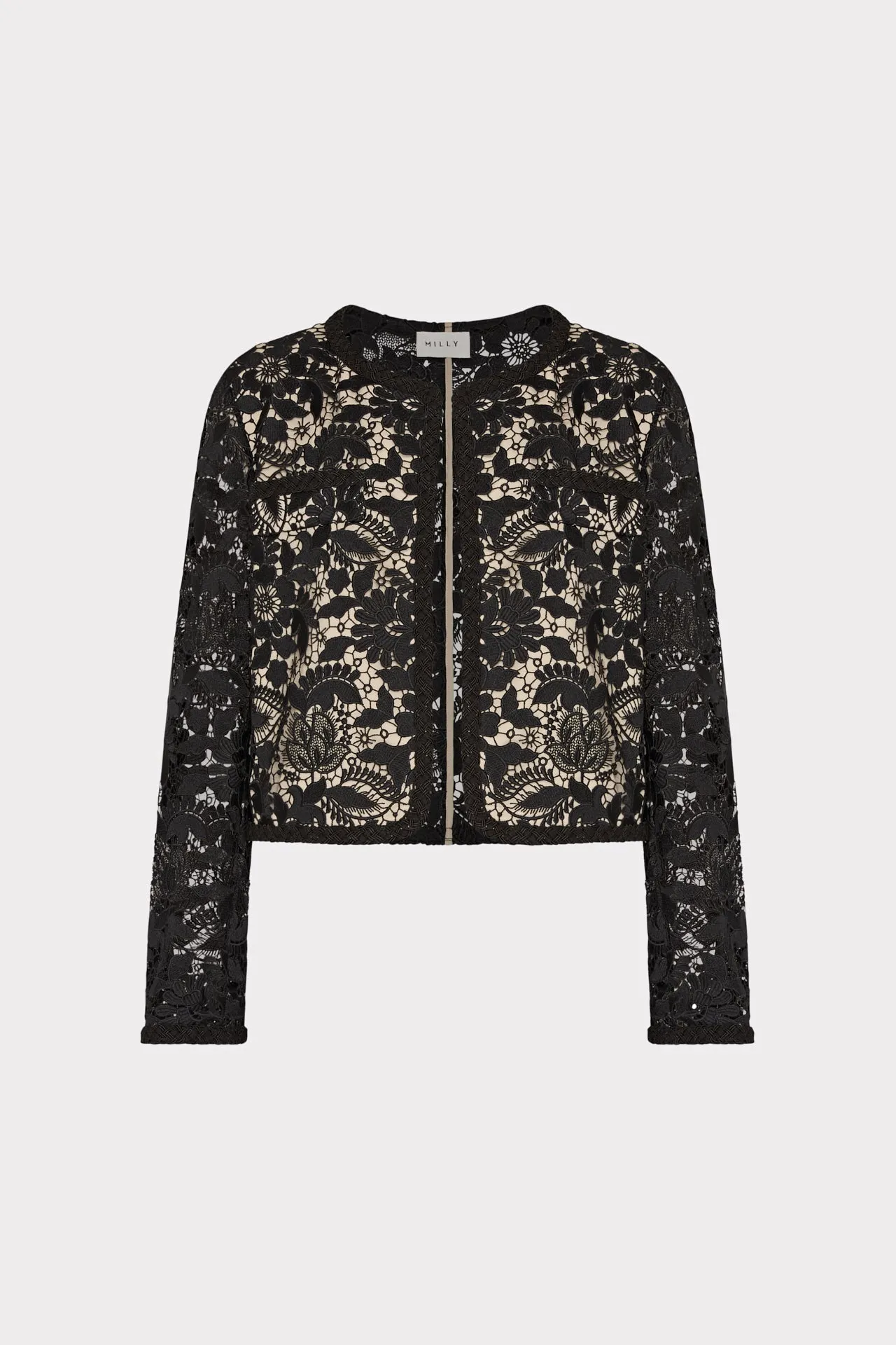 3D Garden Lace Jacket Dry Weather Look Layered Insulation