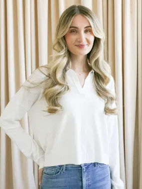 Durable Reinforced Elbows Sydney Polo - Ivory