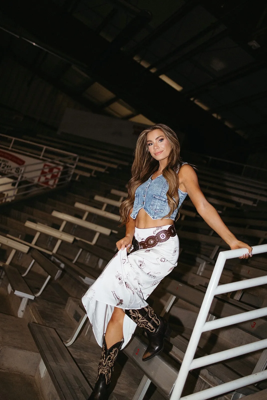 MicrofiberTech Wild Card Western Skirt