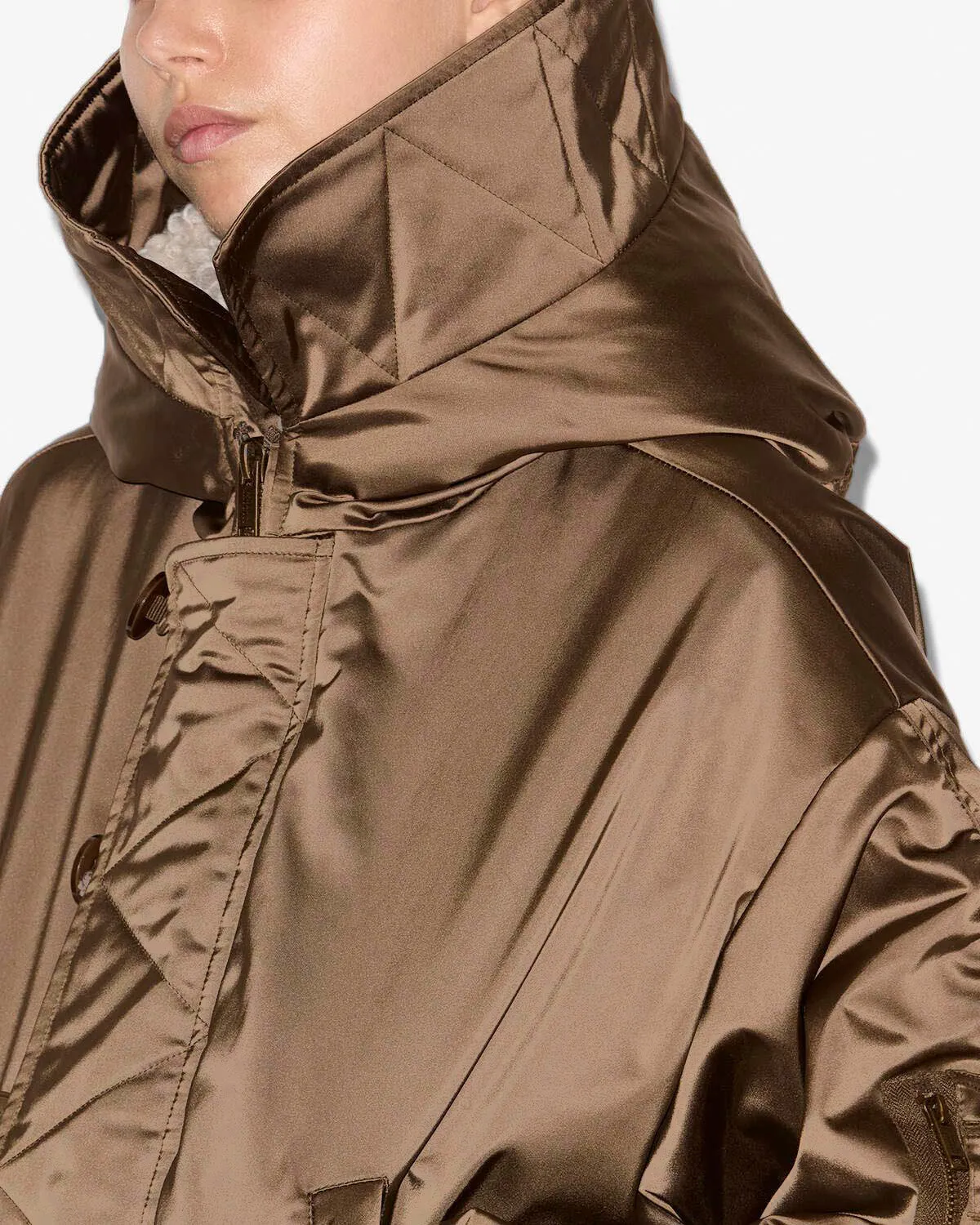 Daily Fit Elisa Coat in Khaki