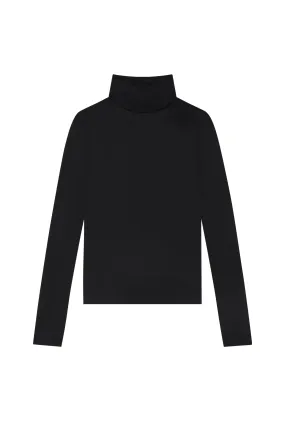 Dinah Long Sleeve Turtleneck OdorResistant Treatment Heather Effect Finish