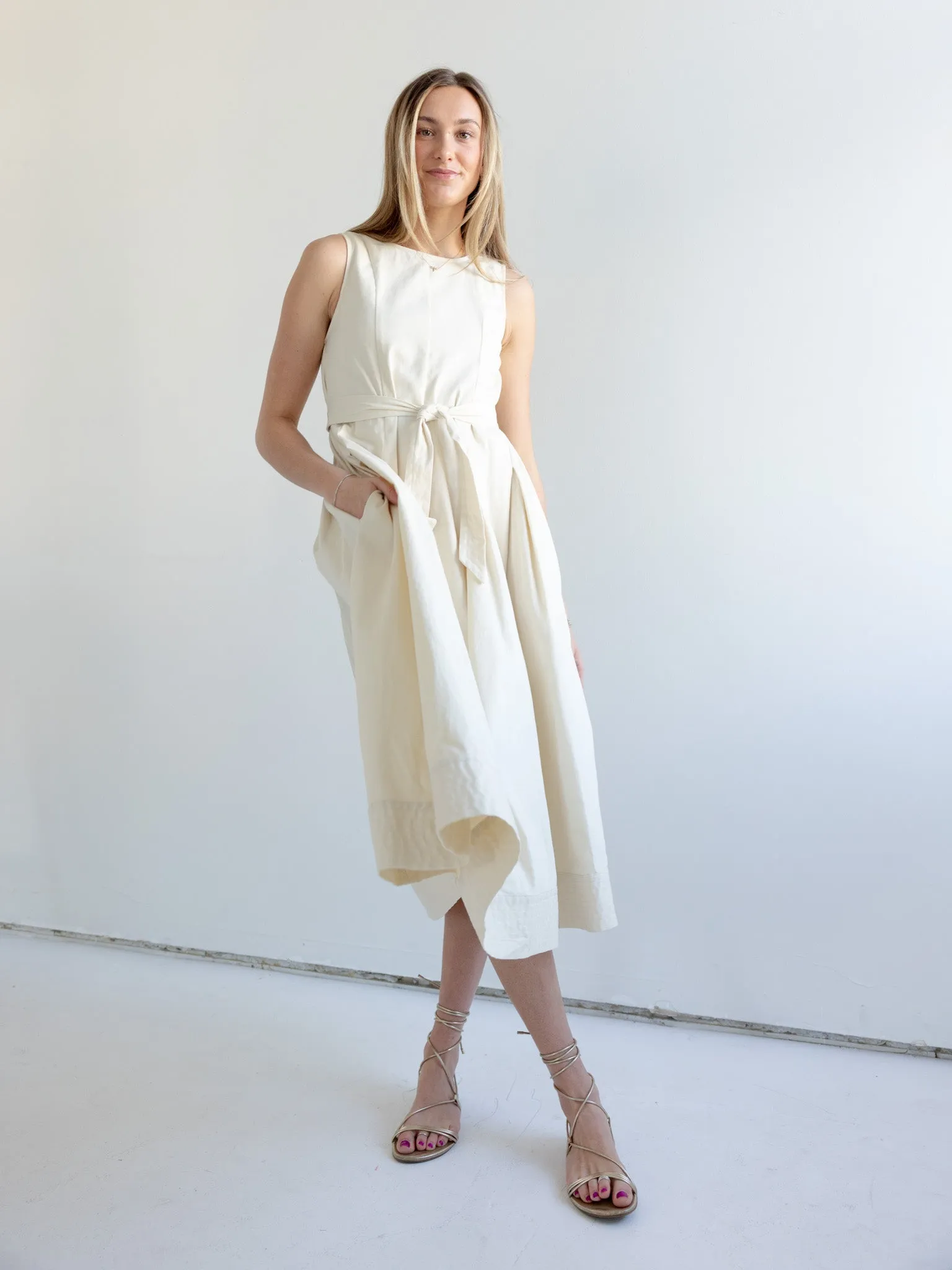 Addison Belted Midi Dress Daily Silhouette