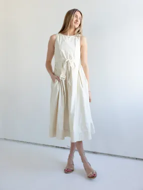 Sun-Protective light layering Addison Belted Midi Dress