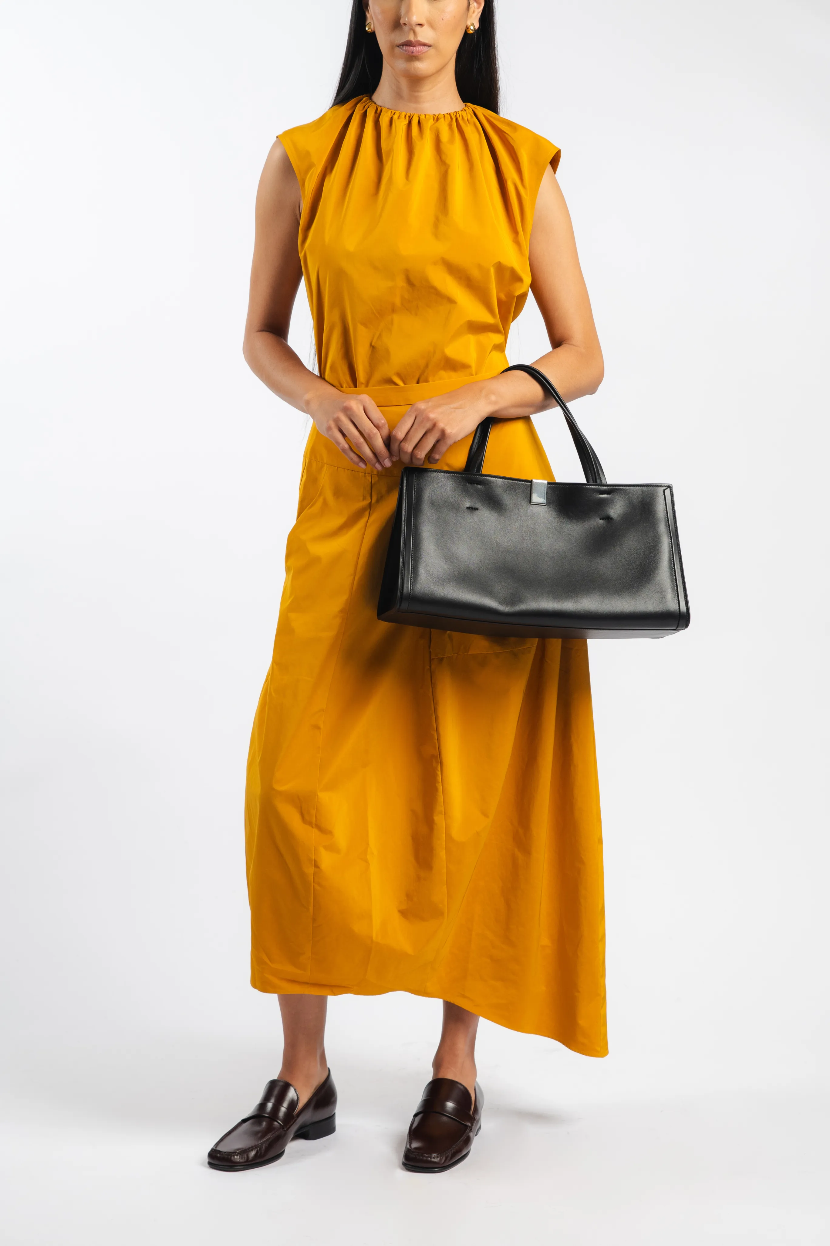 Nylon Shirred Neck Top MultiPanelBreathability OdorResistantTechnology