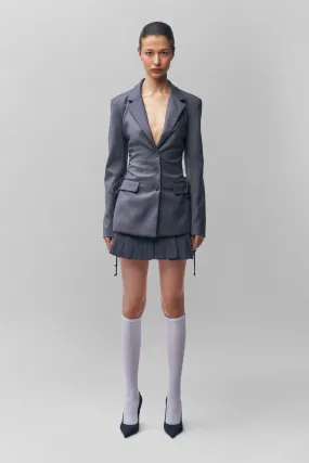 Breathable Layer Double Layered Collar Delila Blazer