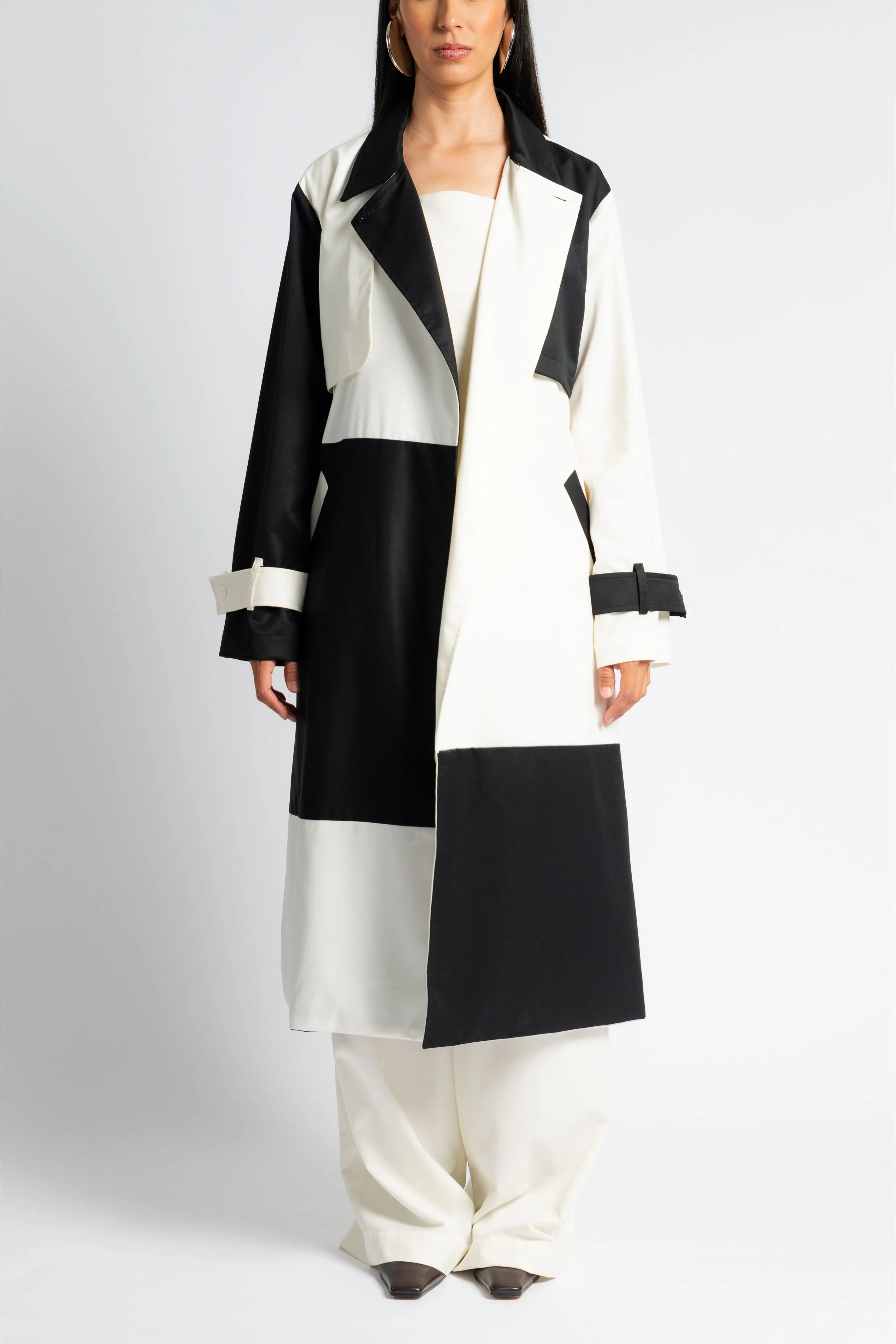 Patchwork Trench Cold Climate Quilted Interior