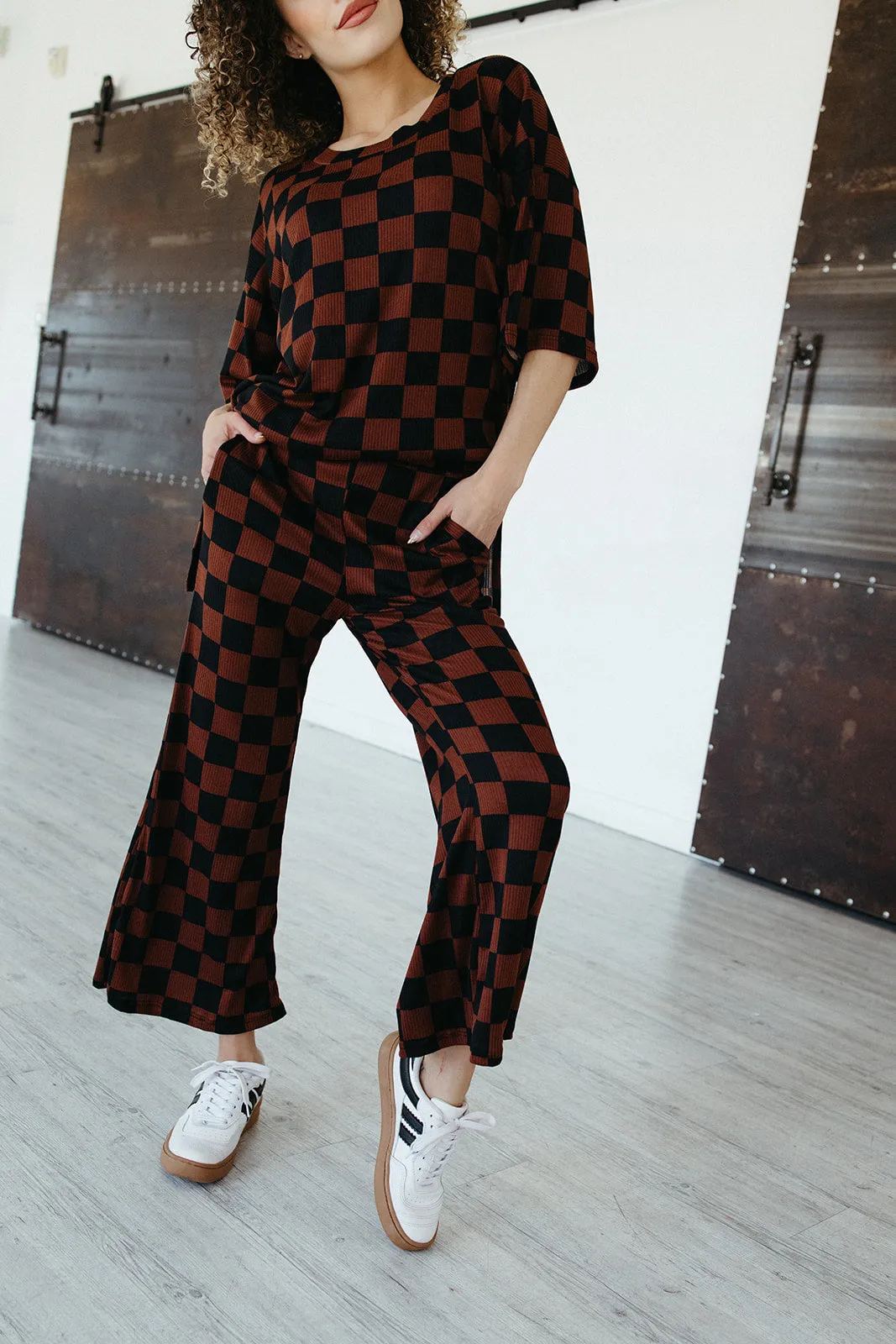 Maxamillion Checkered Set Anti Pilling Textile