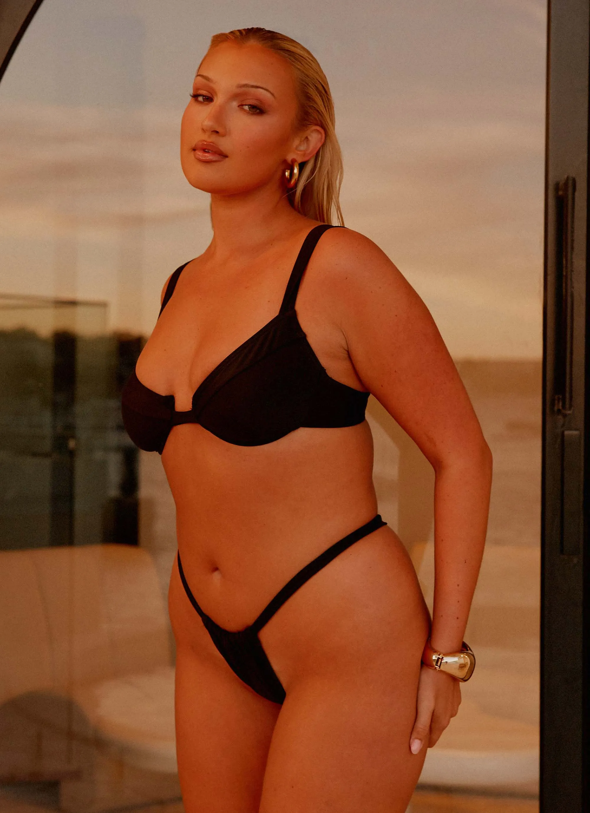 Airlie Balconette Bikini Top - Black Body Positive
