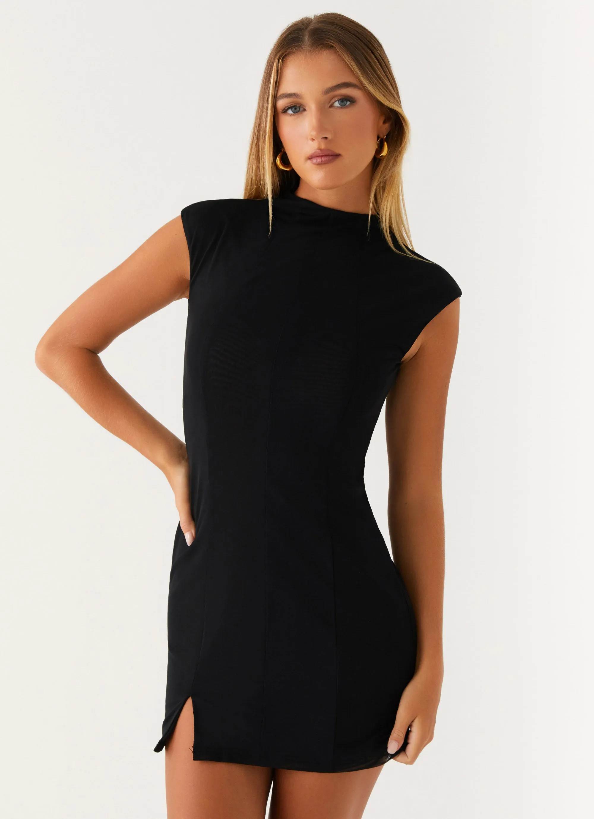 Craftsmanship Focus Alias Mini Dress - Black