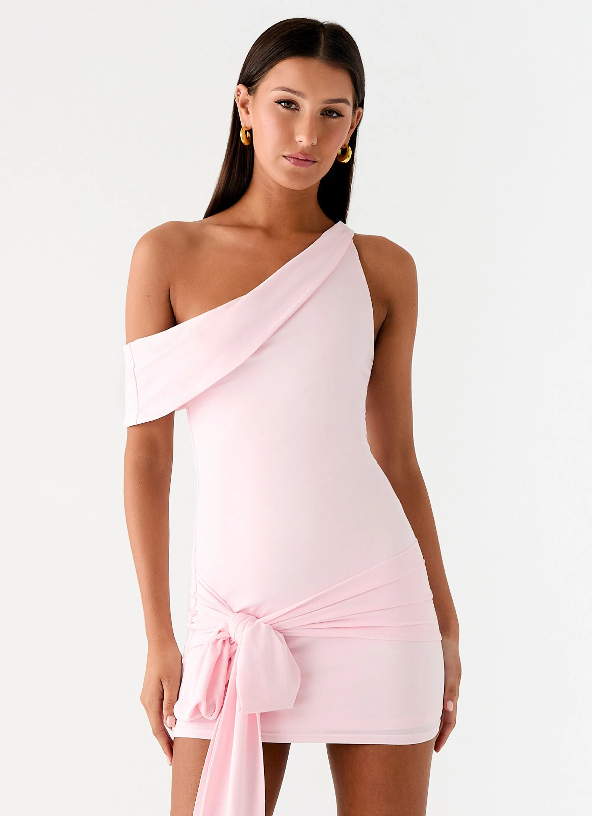 All Day Mini Dress - Baby Pink Modern Wardrobe Shopping Trip