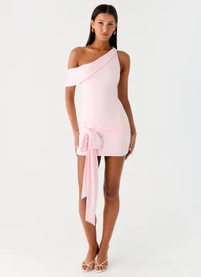 Travel Fit All Day Mini Dress - Baby Pink