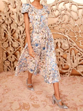 Ulla Johnson Gabi Dress in Ibis Light Fabrication