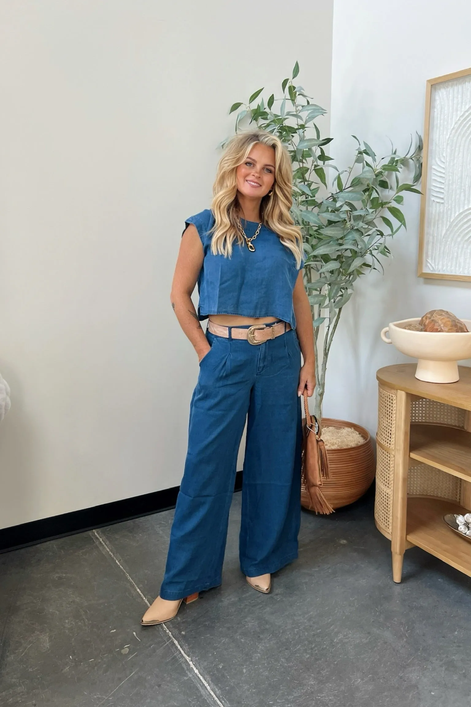 Abrasion Resistant Surface All Things Considered Chambray Top