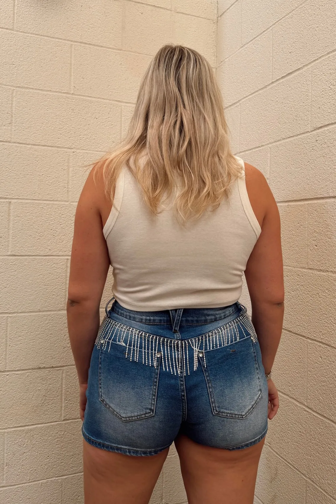 I Love Cowboys Tank Double Needle Stitching