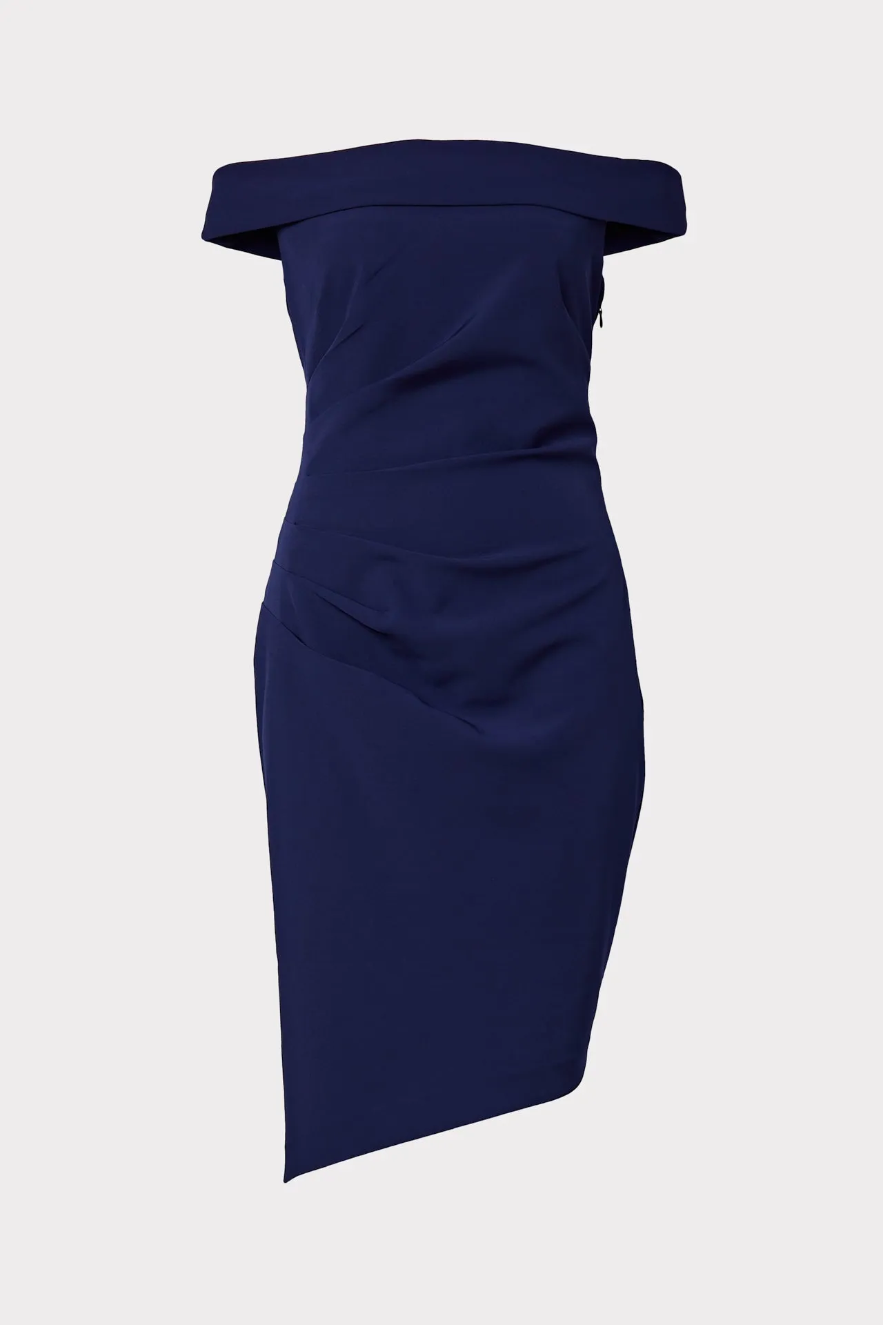 Pleat-Front Ally Cocktail Dress