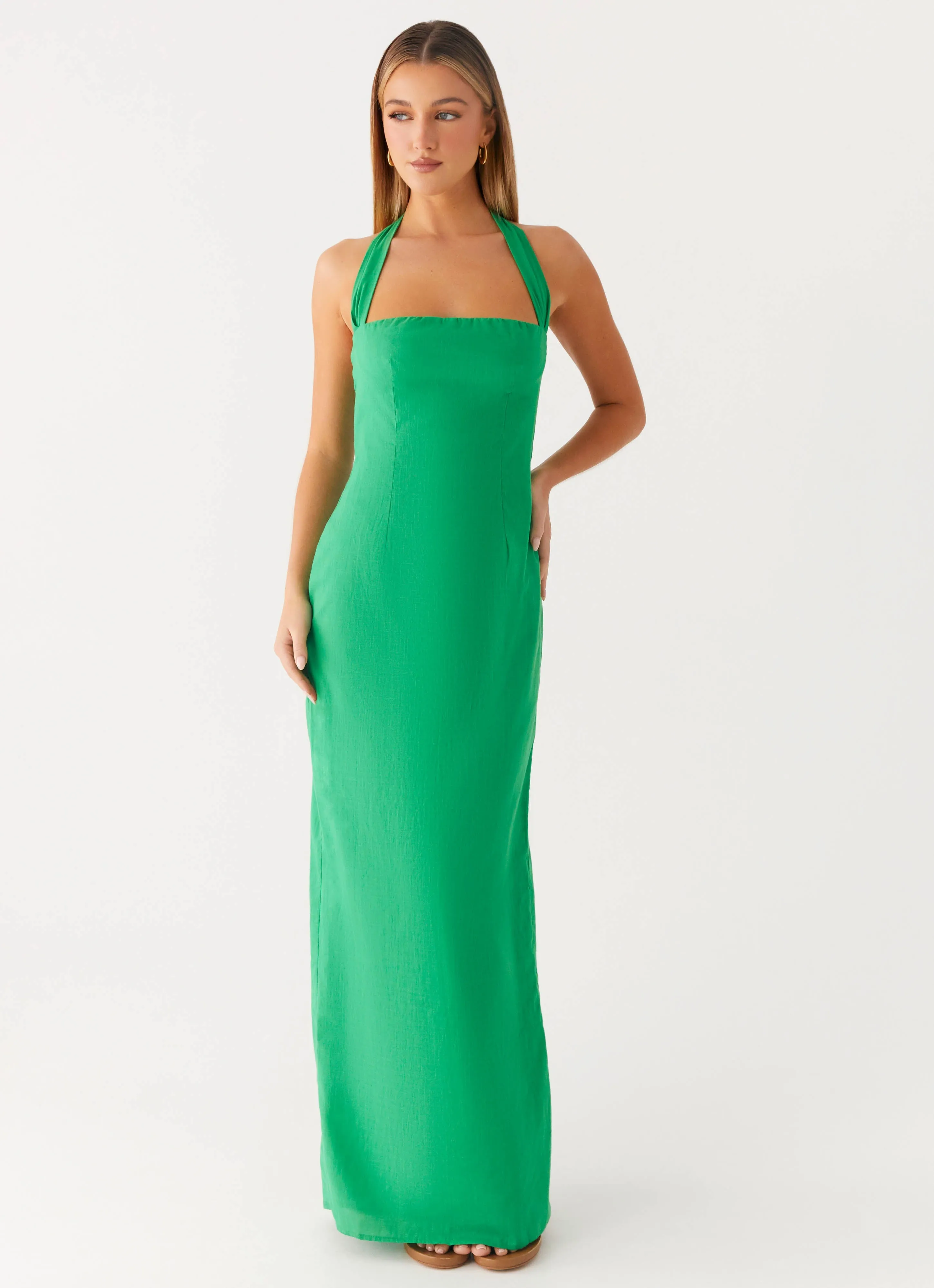 Allyse Maxi Dress - Cactus Layering-Piece