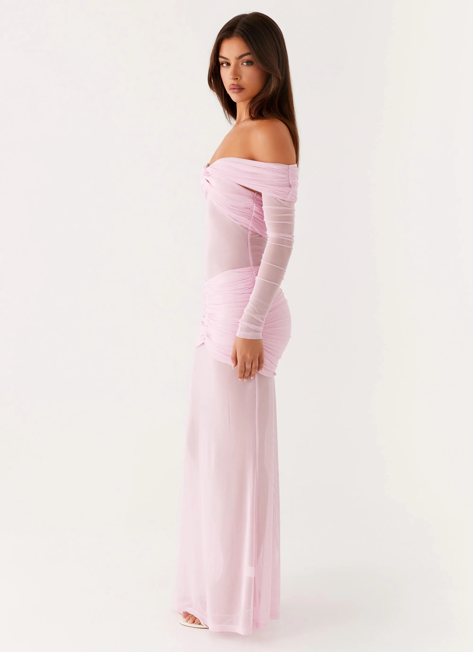Care-Instructions-Included Alter Ego Maxi Dress - Pink