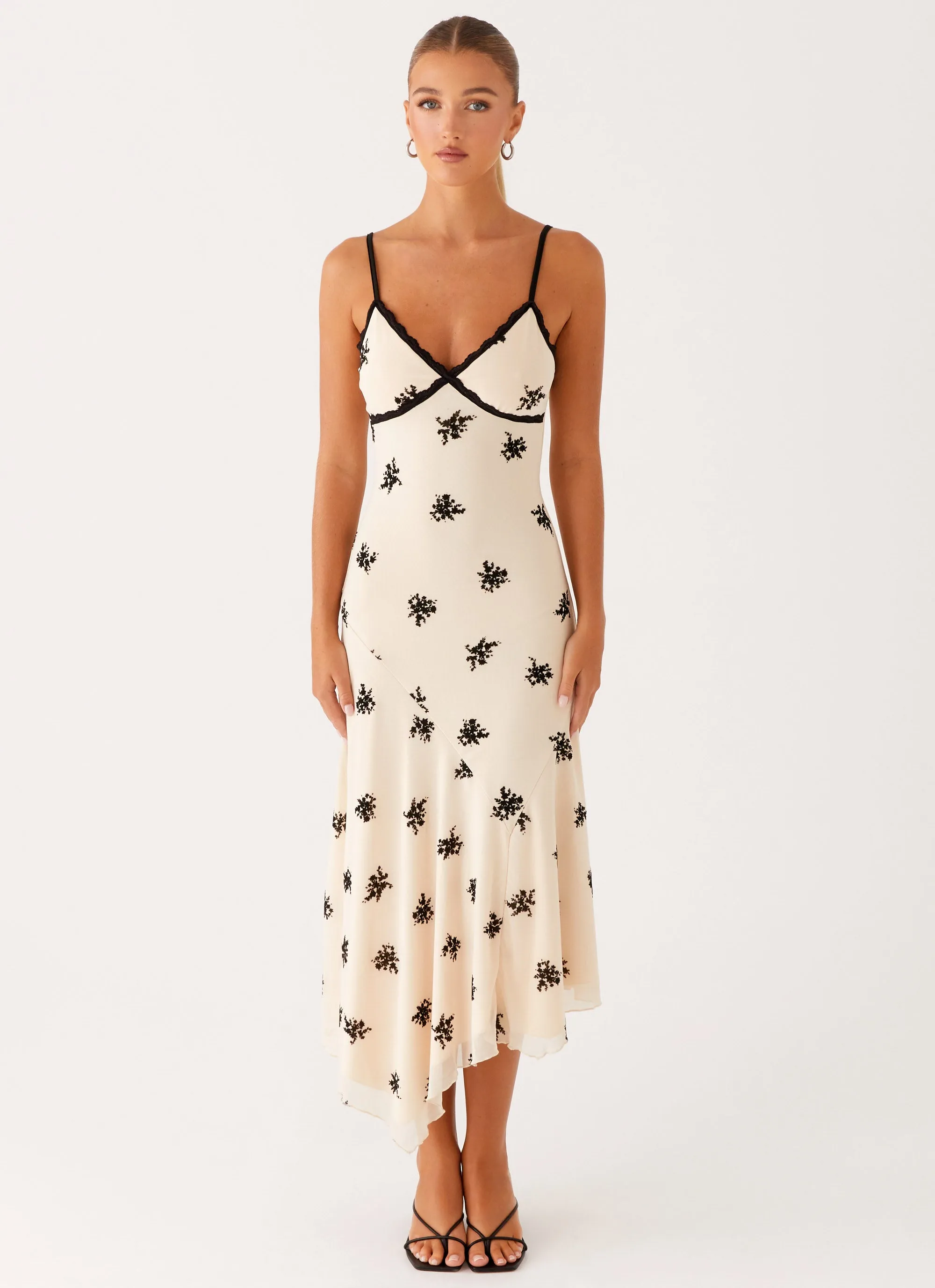 Amelia Midi Dress - Nude Timeless boho dress