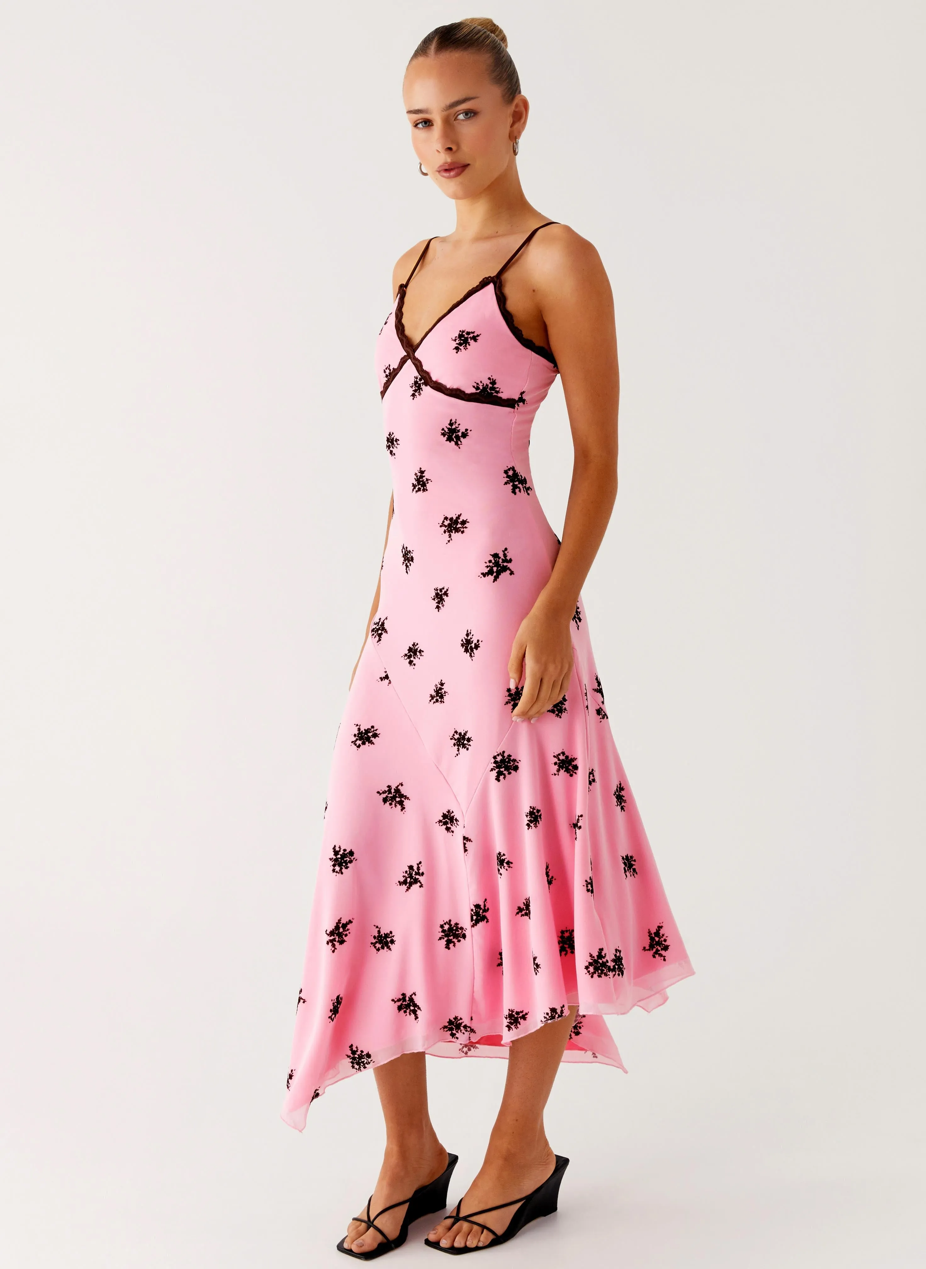 Modern Style Amelia Midi Dress - Pink