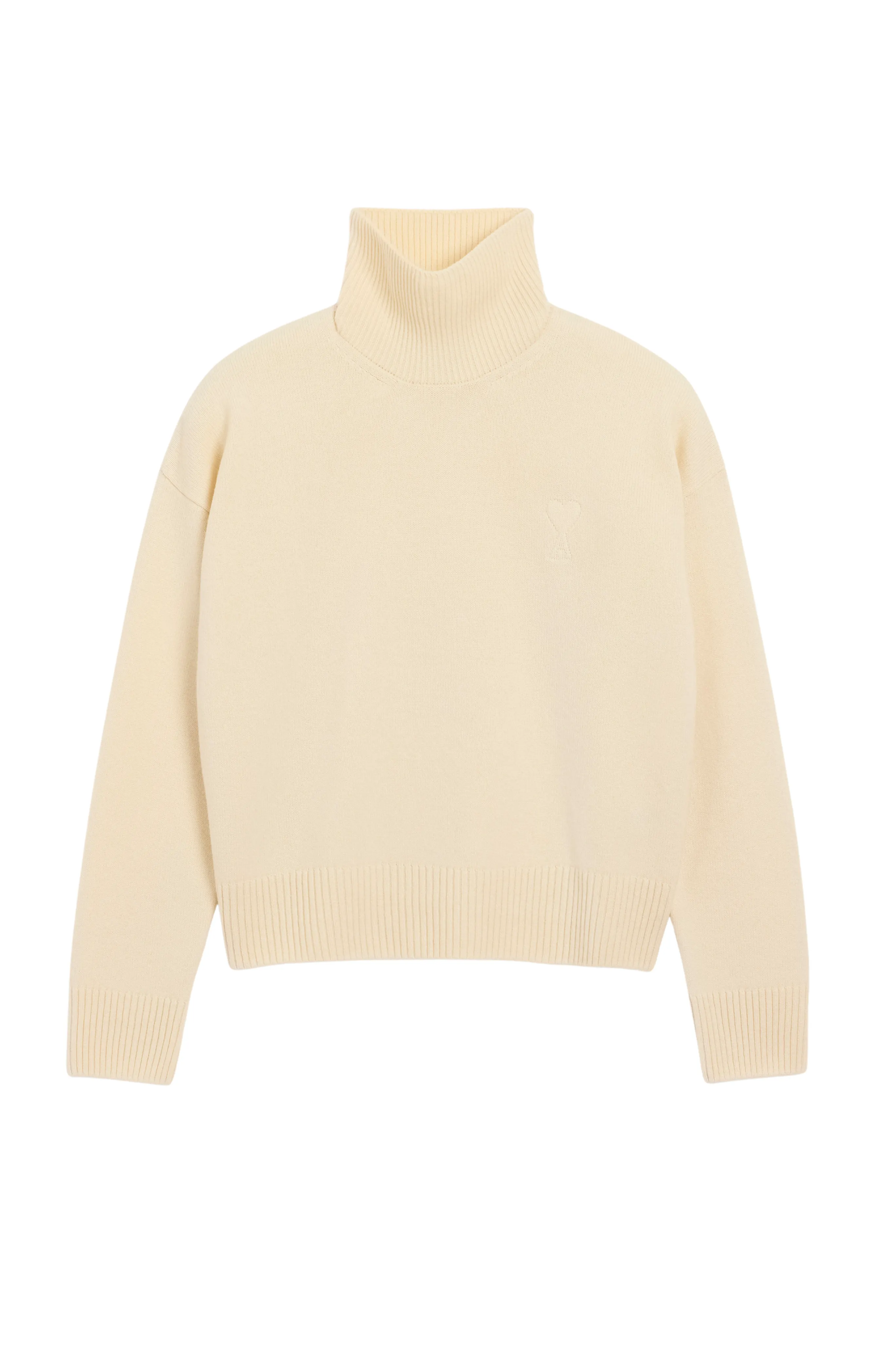 Wrinkle resistant fabric Ami De Coeur Funnel Neck Sweater