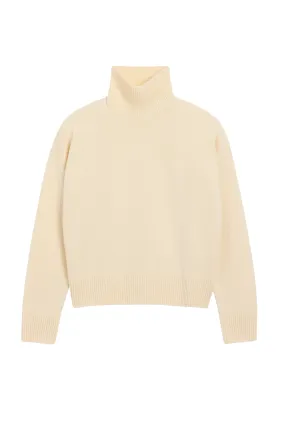 Wrinkle resistant fabric Ami De Coeur Funnel Neck Sweater