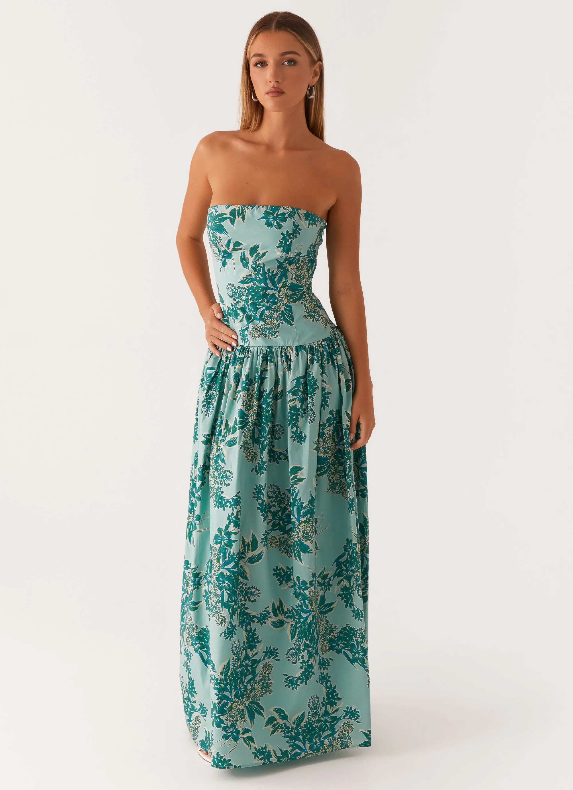 Andorra Maxi Dress - Cloud Nine Floral Versatile Edge Contemporary Wear