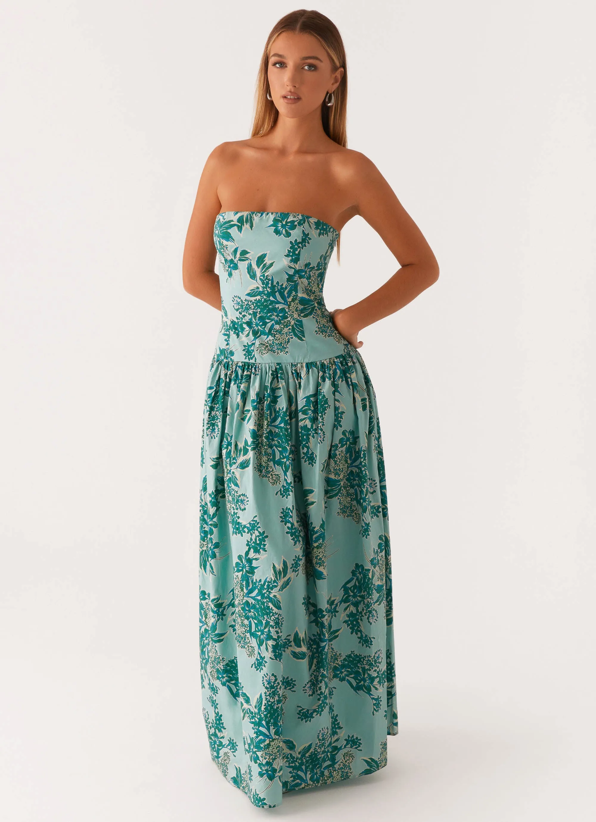 Andorra Maxi Dress - Cloud Nine Floral Classic Style