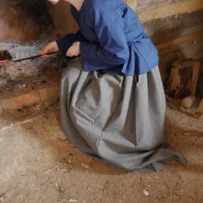 Split hem Ladies' Woolen Petticoat