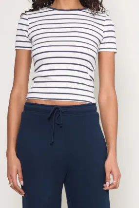 FourWay Stretch Fabric Saxton Striped Tee