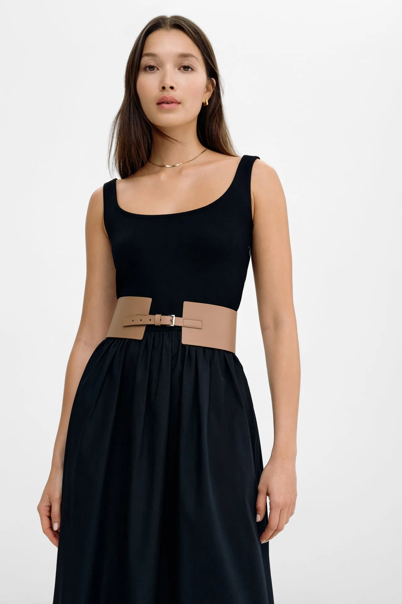 Lavonne Belt Soft Touch Fabric AdjustableDrawstring