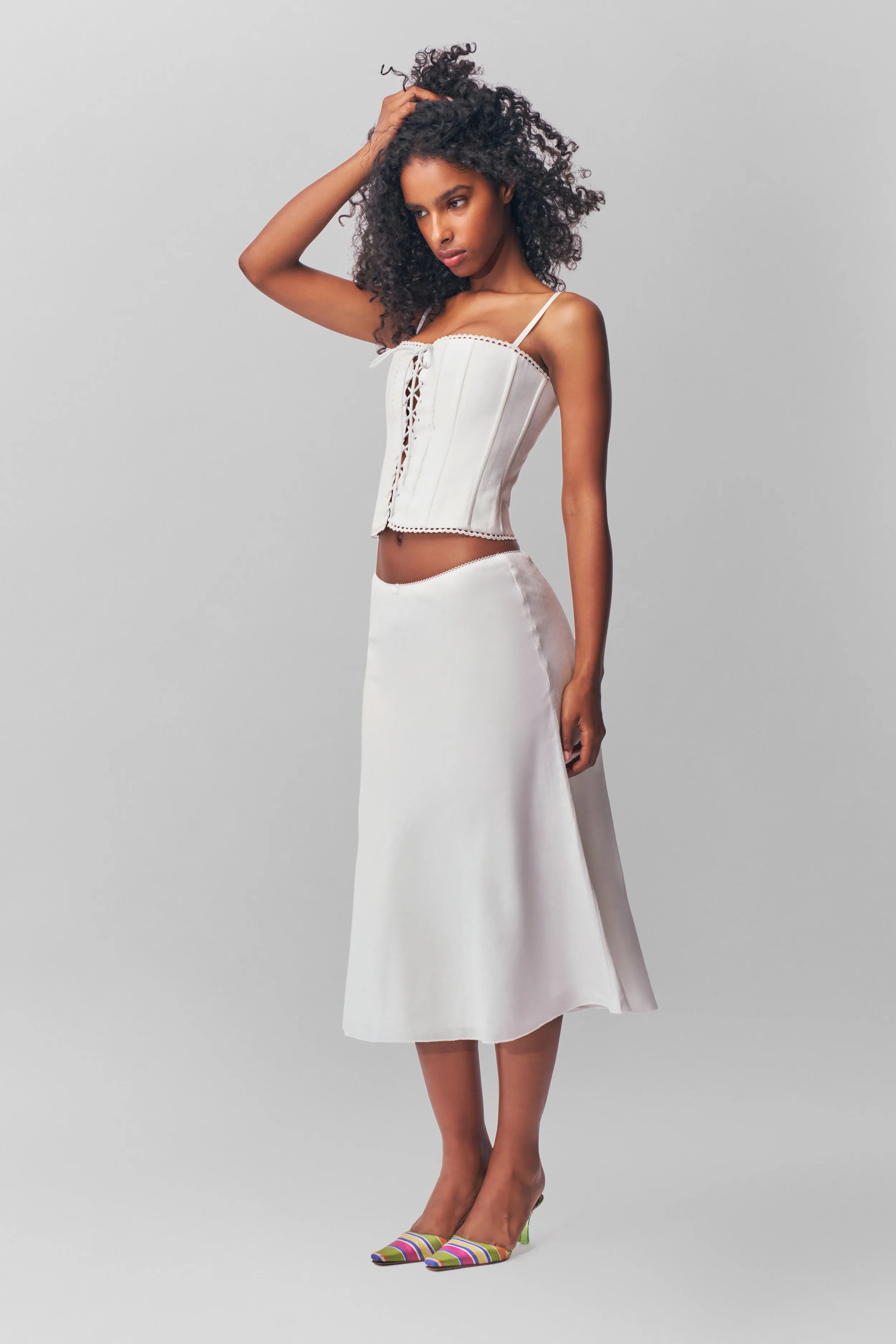 Cotton Scallop Corset Sustainable Manufacturing Process AdvancedAirflowChannels