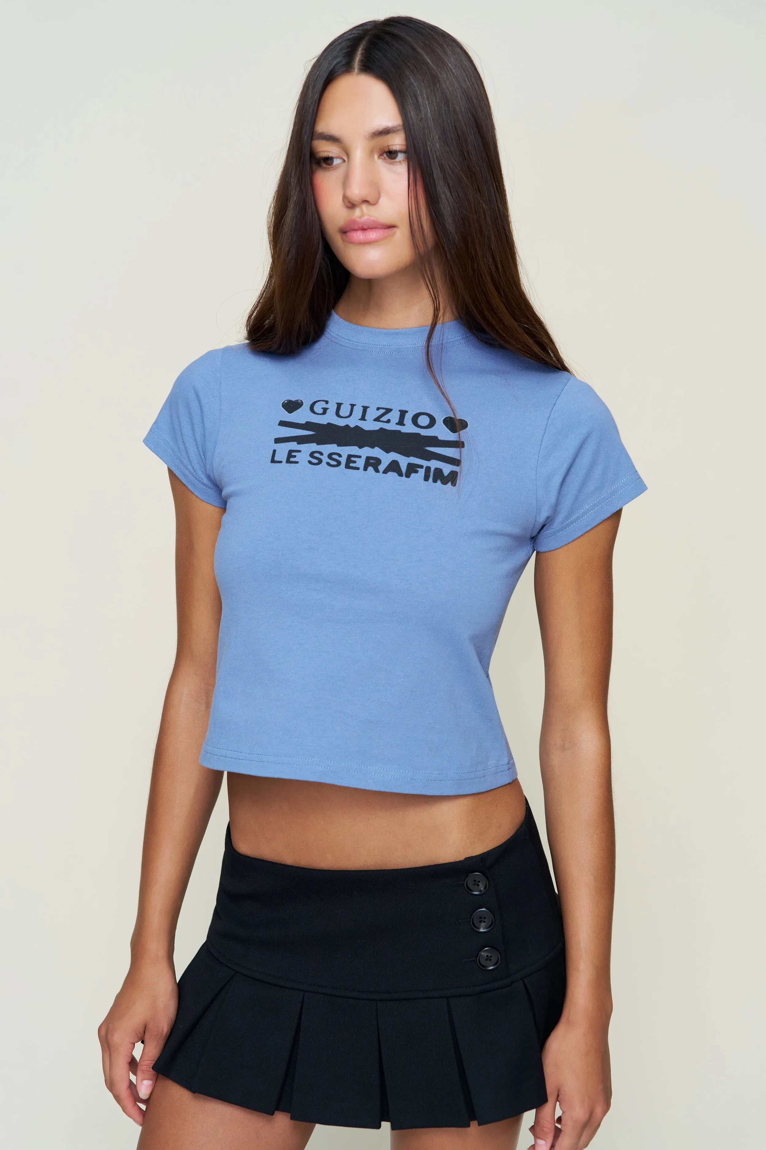 BreathableBack WeightedHem Hearts Tee