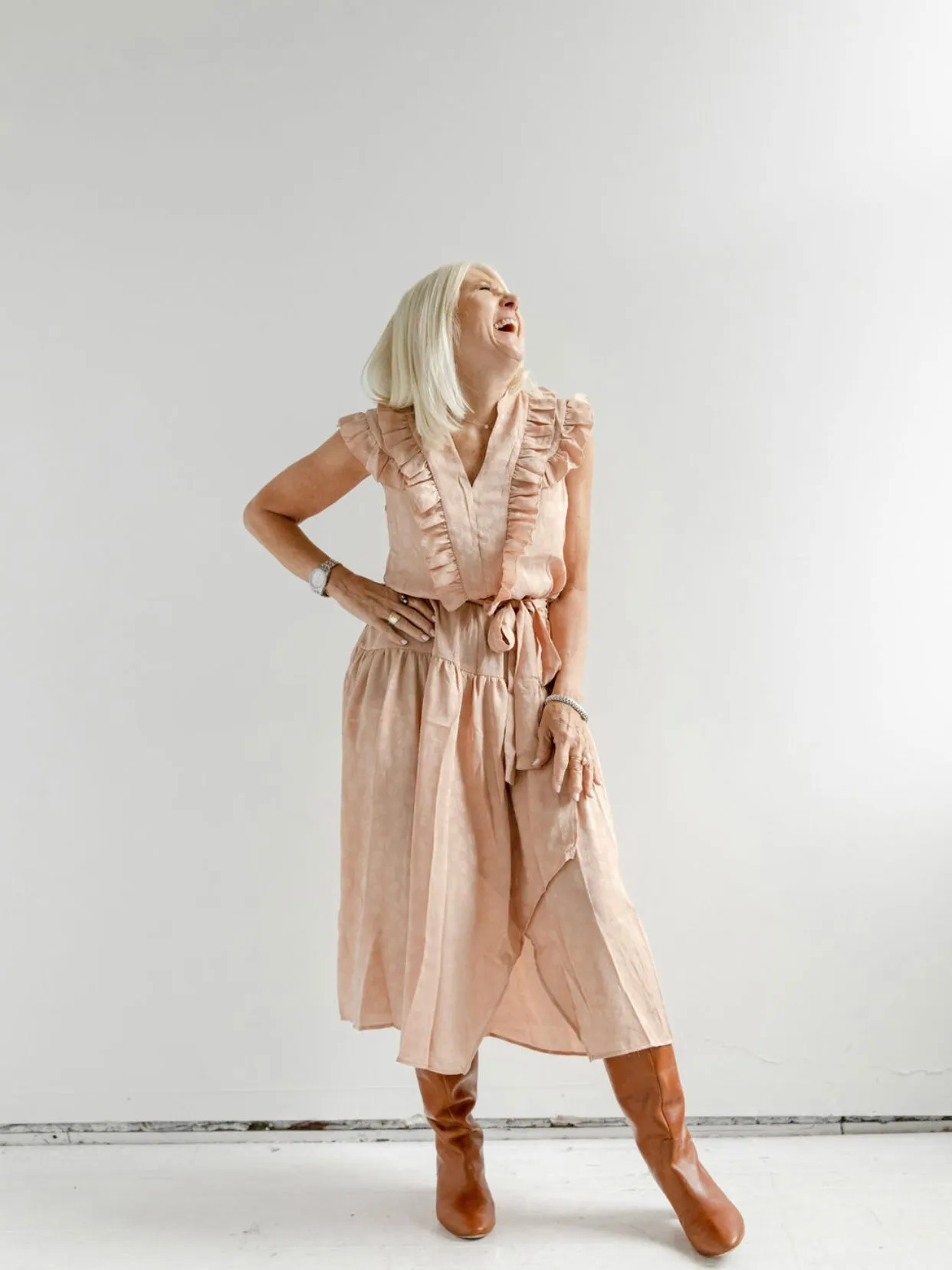 Apricot Daydream Dress Minimal Tone summer breeze