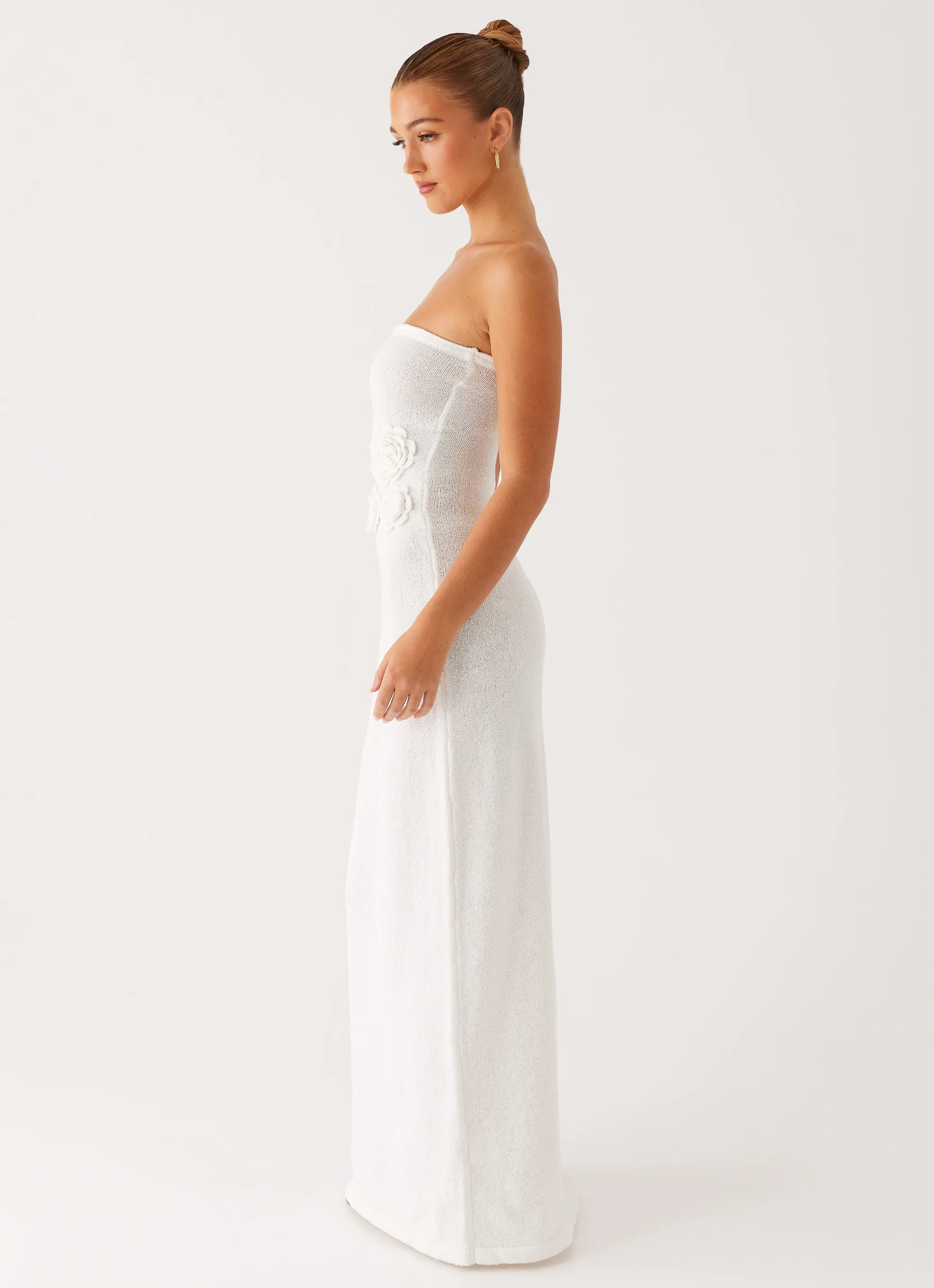 Simple Spirit Arli Strapless Maxi Dress - Ivory