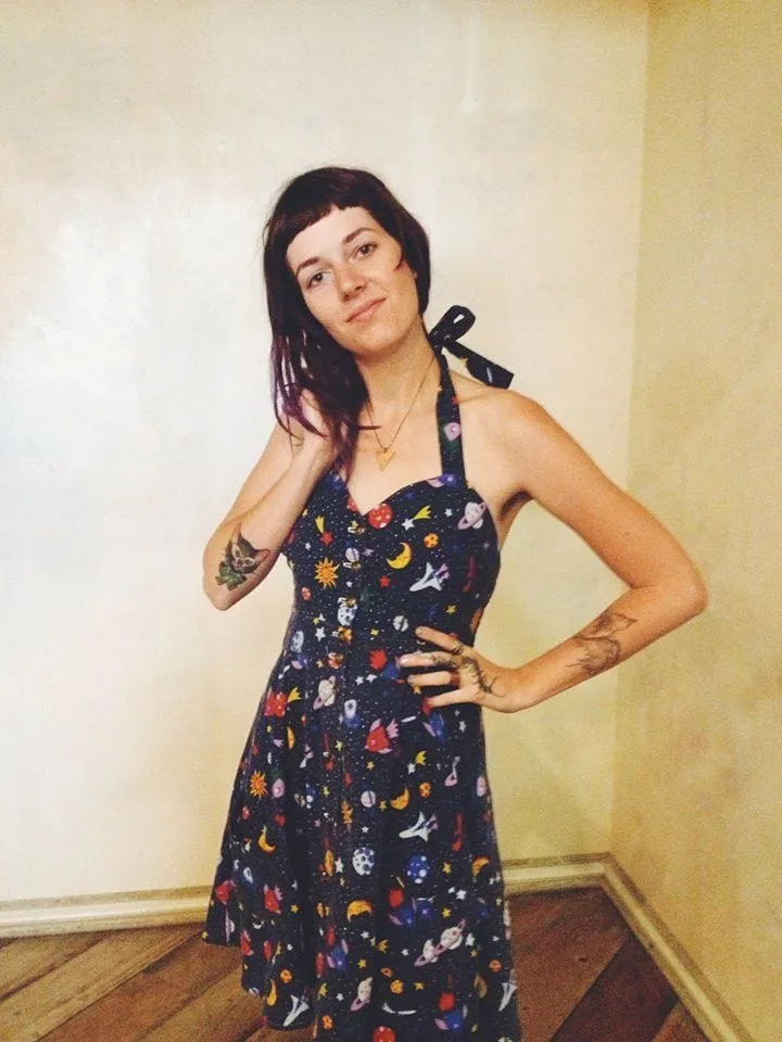 Perfect Mood Clean Cut Bedding Dress one of a kind