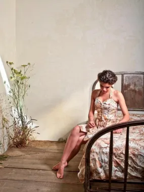 Vintage Vibe Bedding Dress one of a kind