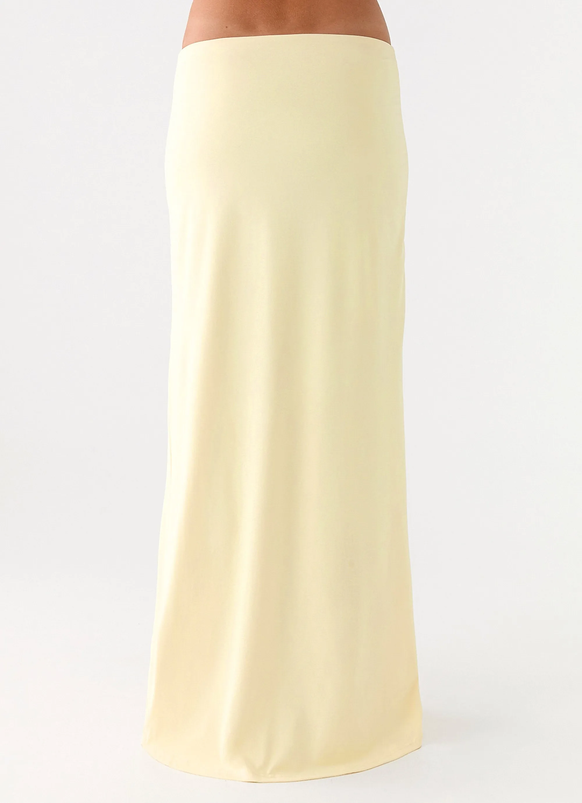 Ashi Maxi Skirt - Yellow Essential Wear
