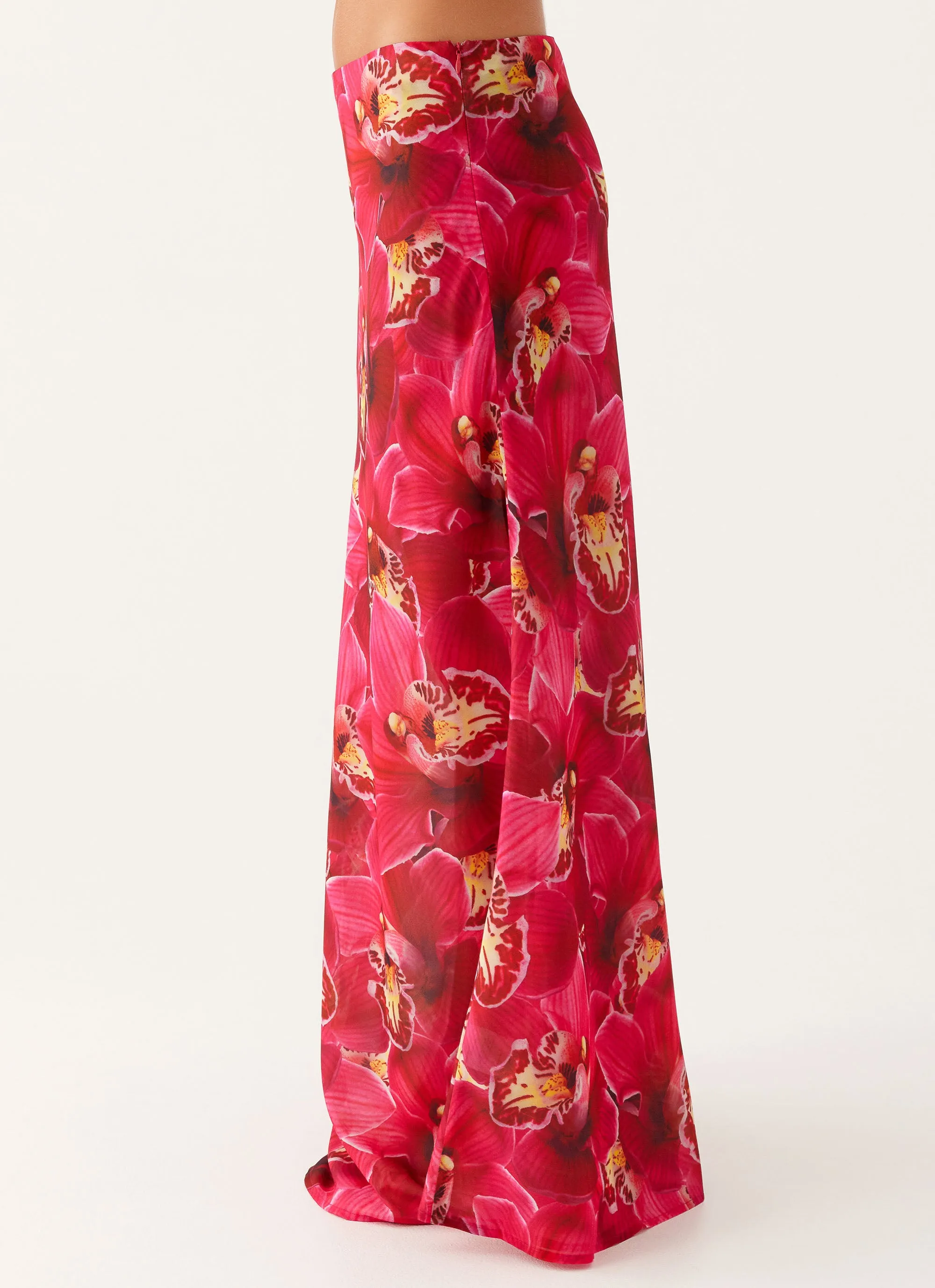 Ashley Maxi Skirt - Orchid Pink Pull On Style