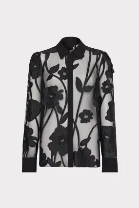 Ashton Grand Fleur Embroidered Top Anti Pilling Fabric AntiPillingSurface