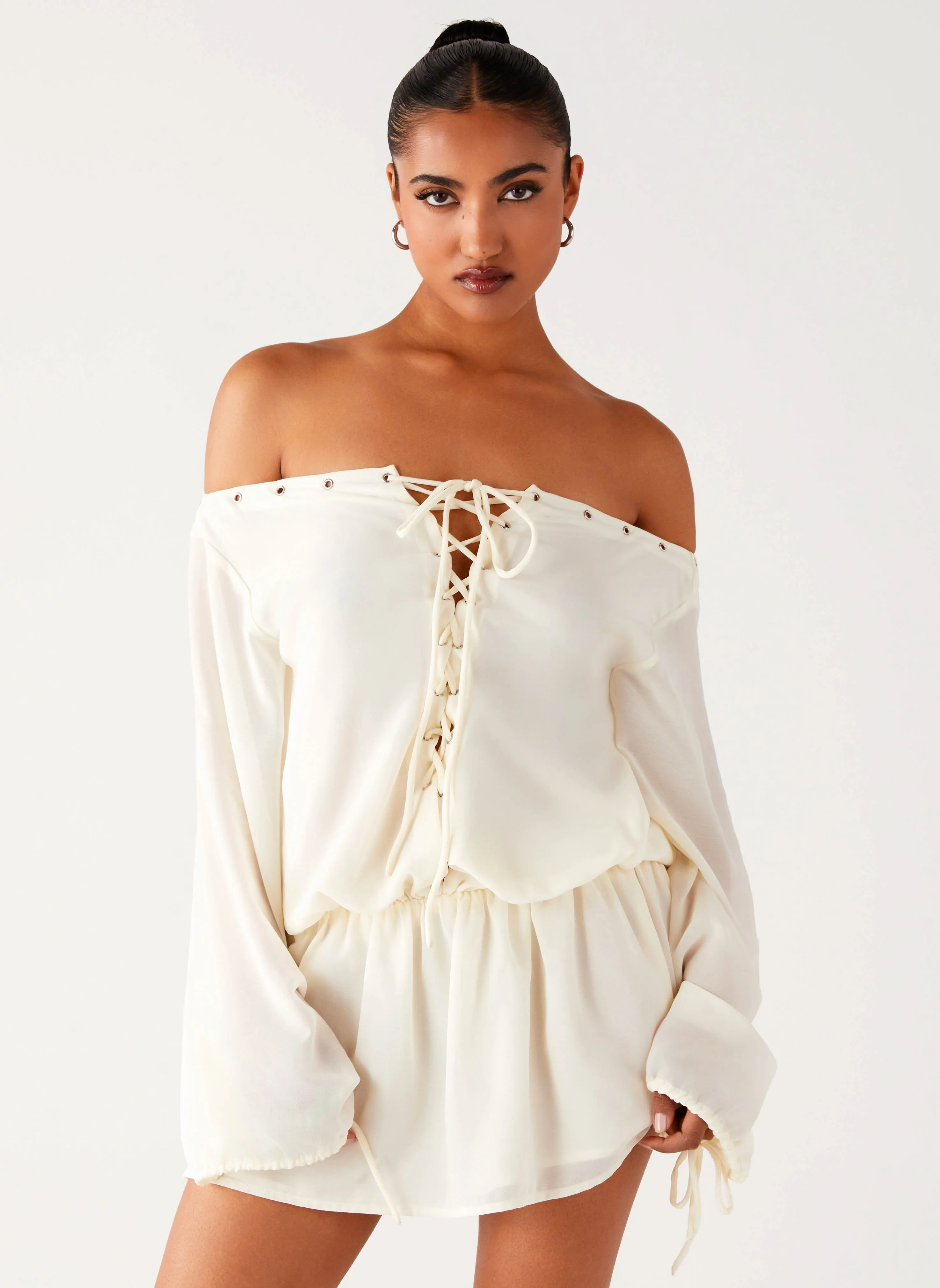 Thermal Regulating City Wear Astaria Mini Dress - Ivory