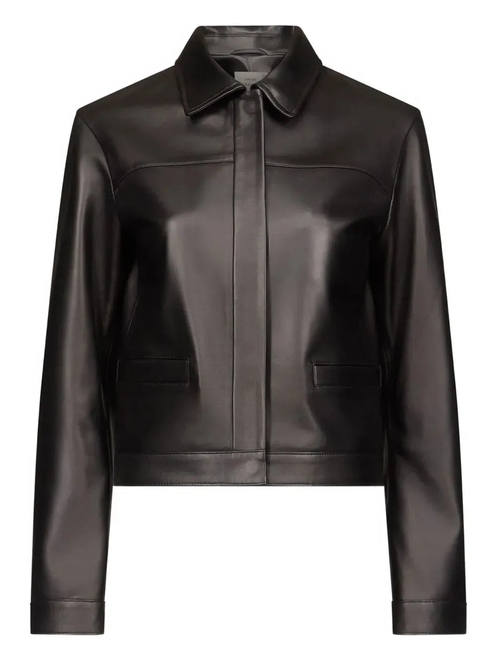 Signal Ascot Leather Jacket in Black