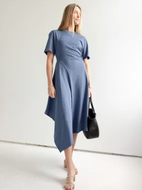 Asymmetric Knit Dress Beauty Feel