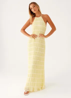 Active Moments Aullie Maxi Dress - Yellow