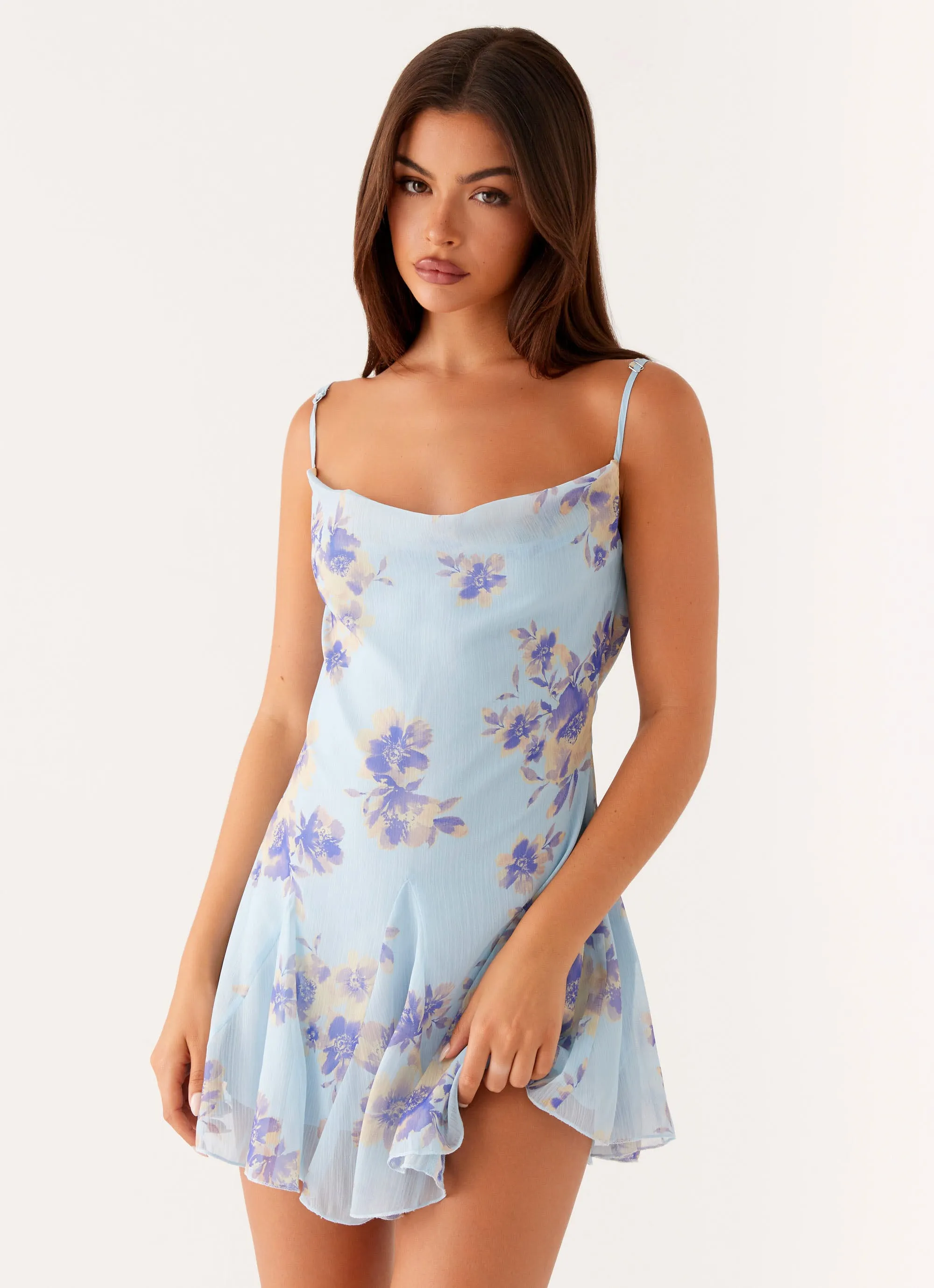 Silk Touch Austen Mini Dress - Print