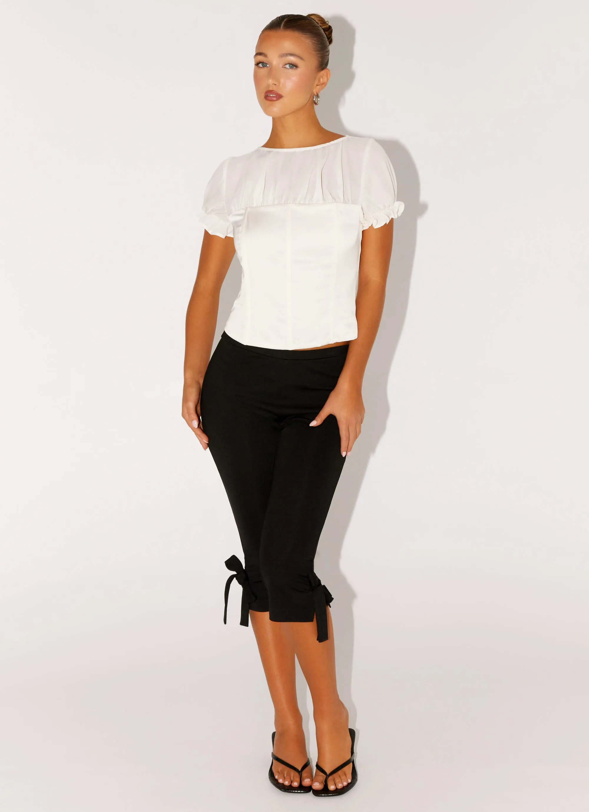 Avalee Top - Ivory MultiFunctionalPockets