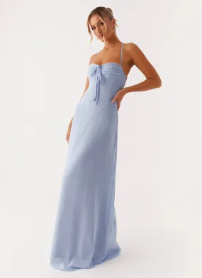 Trend Fit Aveline Bustier Maxi Dress - Blue