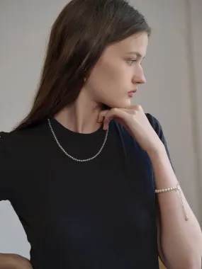 Averie Classic Crew Neck Solid Color T-shirt Yarn Dyed Pattern Cloth Reflective Safety Trim