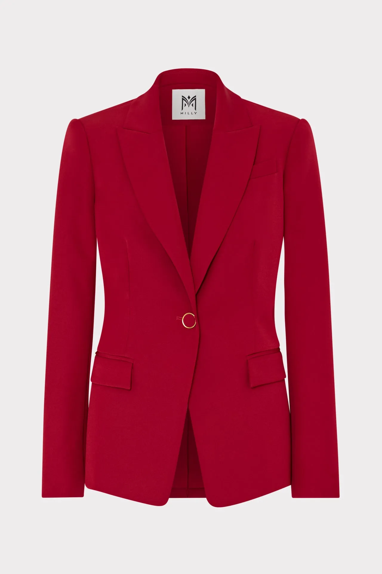 Avery Cady Blazer Seamless Knit Cuffs Reinforced Edging