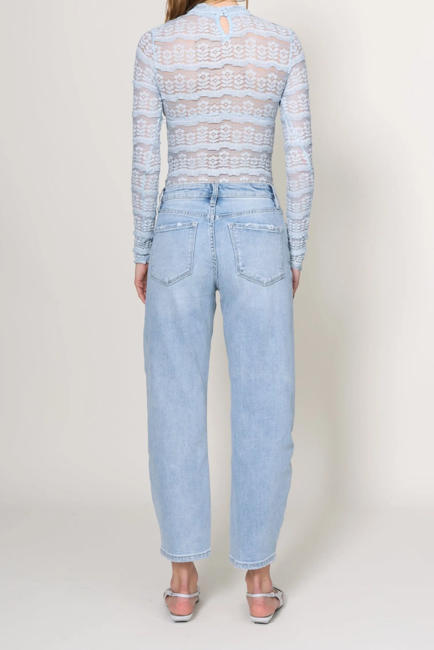 Casual Layering Awe Mini Barrel Jean